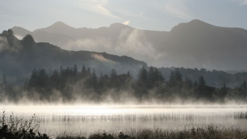 Morgendämmerung über Caragh Lake